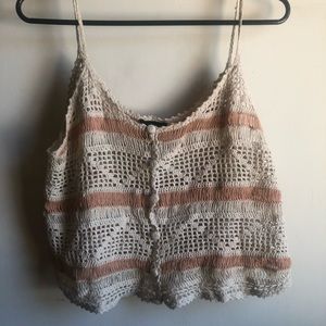 Knit Cropped Tank Top
